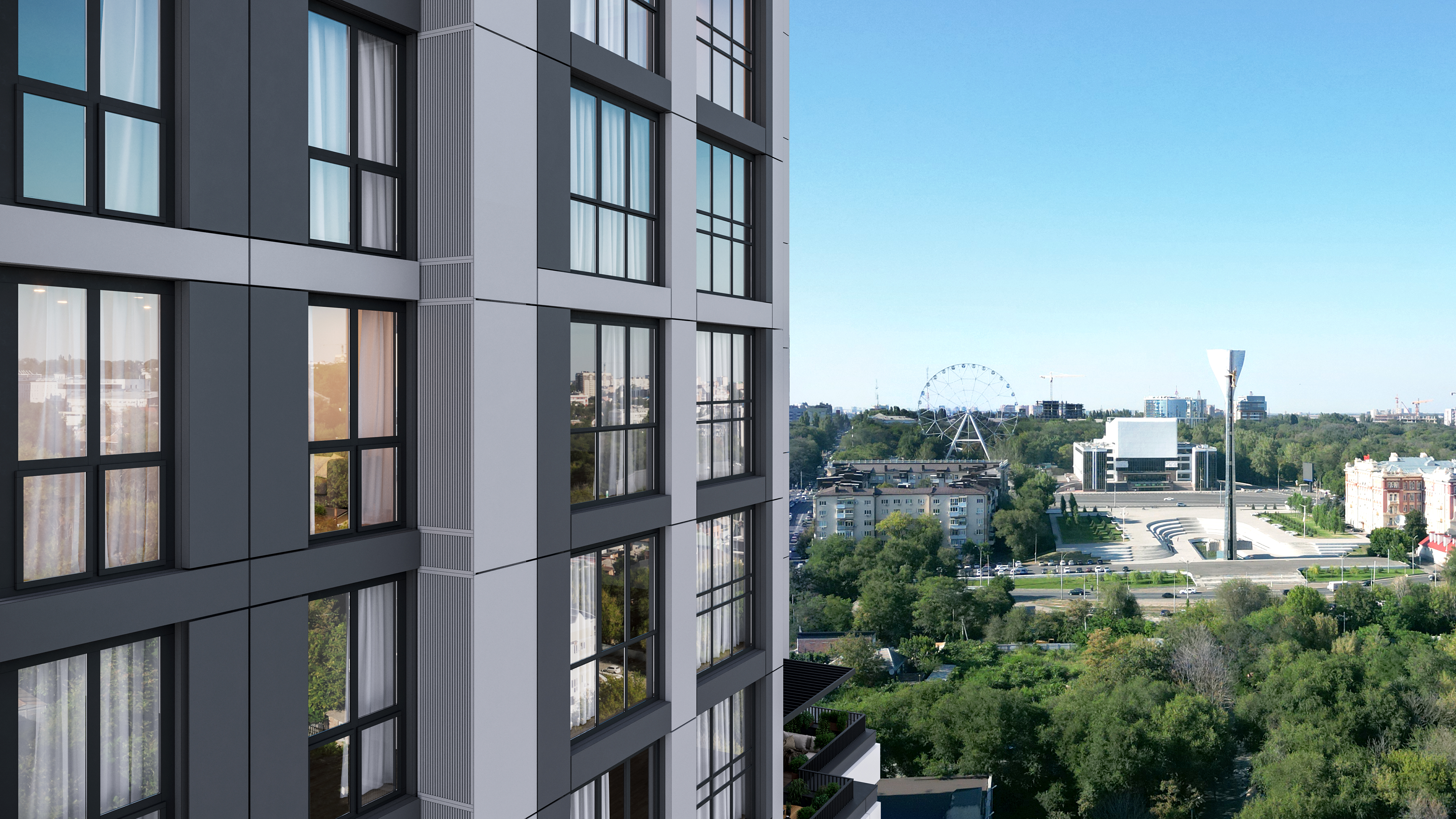 Всего 208 квартир в камерном пространстве клубного дома.
От 4 квартир на этаже. Грамотные и удобные планировки