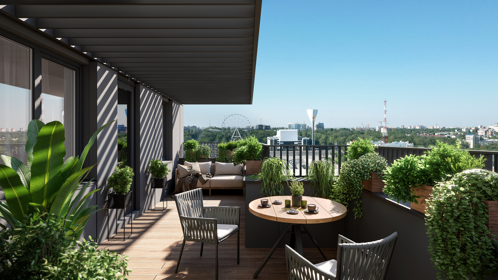 Спокойное место с видами на Дон и Театральную площадь в шаговой доступности от центра. Скорое соседство с перспективными проектами: пешеходная зона и бульвар к новой набережной уже в стадии разработки